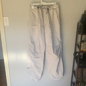 Women's Gray Parachute Pants